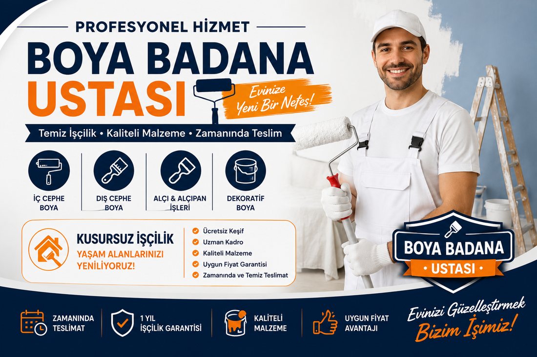 Ödemiş boya badana ustası – profesyonel boyacı